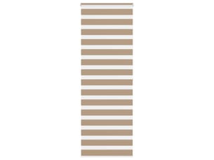 Store zèbre, store de fenêtre marron sable largeur du tissu 85,9 cm polyester cf48839