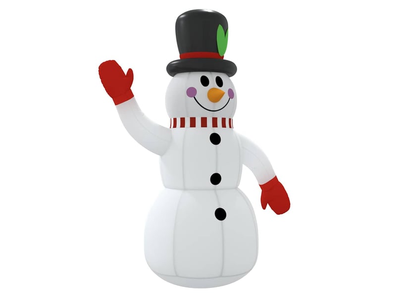 Bonhomme de neige gonflable avec led 120 cm cf62131 - Conforama C
