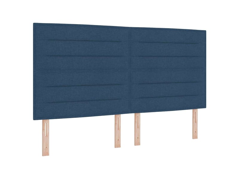 Tête de lit | panneau de tête de lit bleu 180 cm tissu - Conforama B