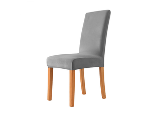 Housses de chaises en velours extensible avec élastique, idéales pour les restaurants, hôtels, fêtes, banquets et autres occasions. Grandes housses d, multicolore