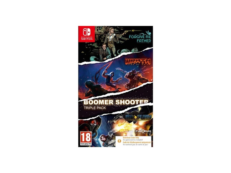  Jeu nintendo switch boomer shooter triple pack ion fury forgive me father wrath aeon of ruin 5055957707316 - Conforama A
