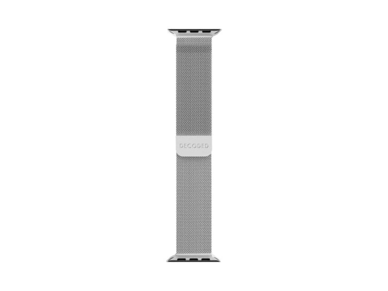  Bracelet pour apple watch 44 ,  45 ,  46 ,  49 mm modèle milan traction v2 decoded argent D26AWS45MTS2TM - Conforama B