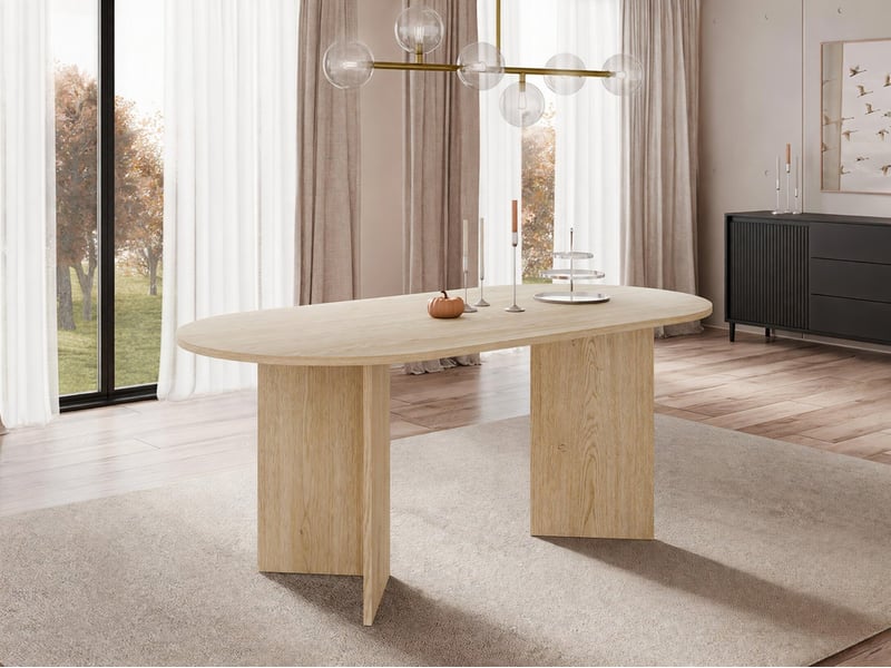 Table comfivo fungus, stratifié, stratifié, 75x90x185cm - Conforama B