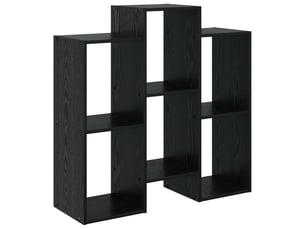 Buffet - bahut - meuble de rangement chêne noir 90 x 30 x 90 cm