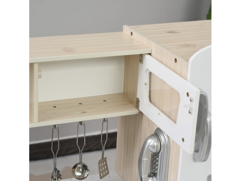  Cuisine enfant avec accessoires et rangements 74 x 30 x 81 cm evryae  - Conforama C