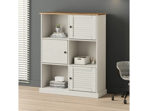 Bibliotheque coloris  blanc  <strong></strong> <strong></strong> - 90 cm x 114.5 cm