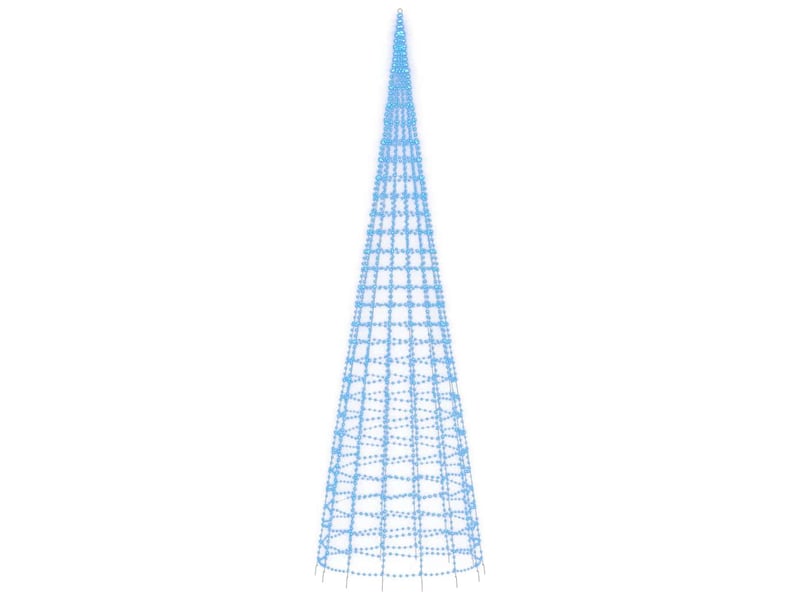Sapin de noël - arbre de noël à led 3000 led bleu 800 cm - Conforama D