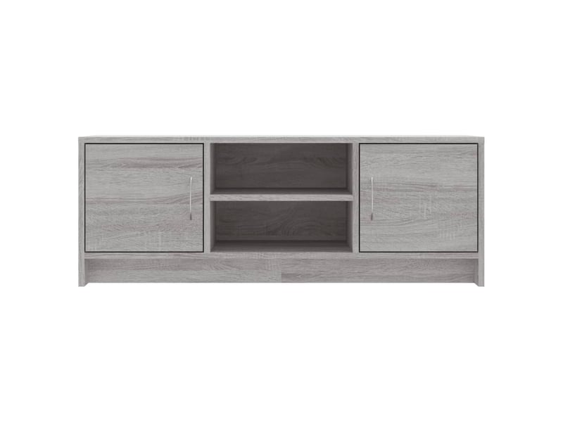  Meuble tv - banc tv - meuble de rangement sonoma gris 102x30x37,5 cm bois d'ingénierie  - Conforama E