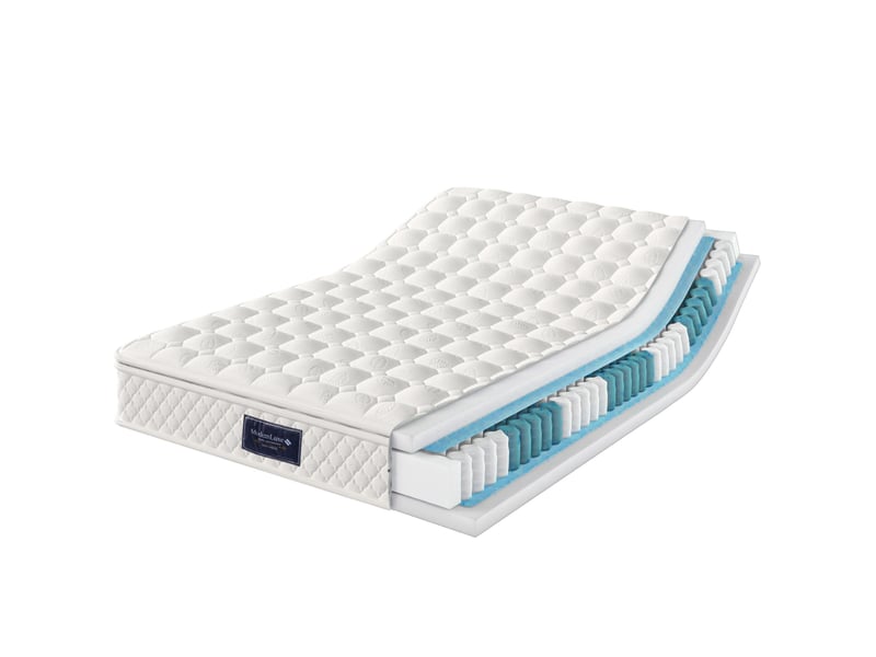  Matelas 160x200 cm à ressorts ensachés et mousse, 7 zones, fermeté h3  - Conforama B