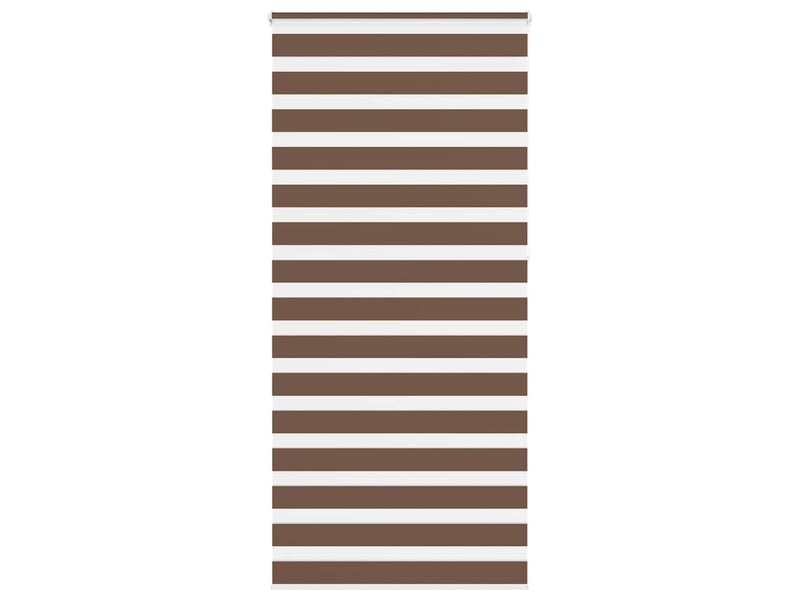 Store zèbre, store de fenêtre marron 95x230 cm largeur du tissu 90,9 cm polyester cf48746 - Conforama B