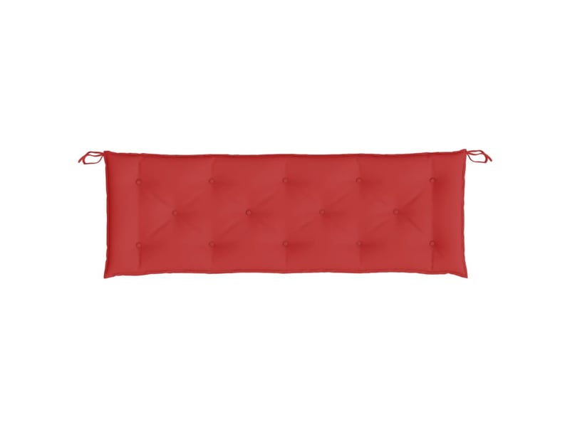  Coussin de banc de jardin, coussin d'assise rouge 150x50x7 cm tissu oxford cf52800  - Conforama D