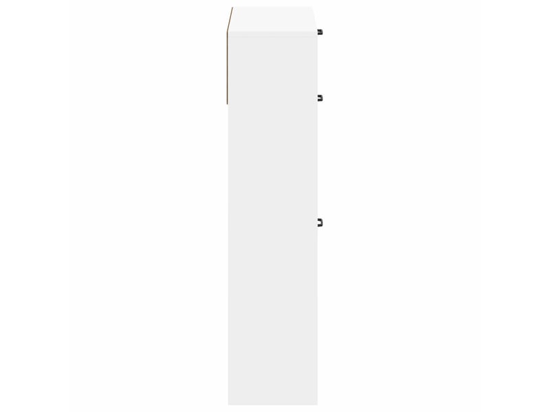  Meuble à chaussures, cabinet à chaussures utrecht 78x24x100 cm bois d'ingénierie shl6272  - Conforama E