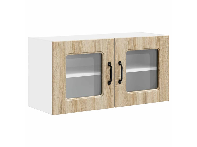  Meuble mural de cuisine | armoire de cuisine chêne sonoma 80x31x40cm shl5905  - Conforama A