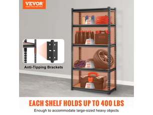 Etagère coloris noir <strong>VEVOR</strong> <strong></strong>