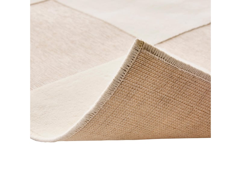  Tapis damier en relief toledo 140x200cm naturel  - Conforama C