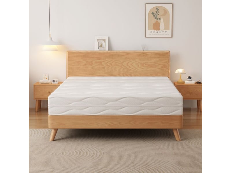  Matelas à ressorts ensachés - 90x200 cm - fermeté h3 - certifié öko-tex - ergonomique 7 zones - hauteur 20 cm 90x200x20cm - Conforama E