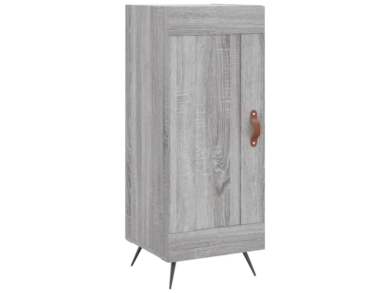  Buffet - bahut - meuble de rangement sonoma gris 34,5x34x90 cm bois d'ingénierie  - Conforama A