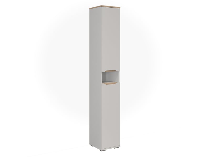  Vicco meuble salle de bain, blancchêne artisan, 30.2x192.5cm  - Conforama A