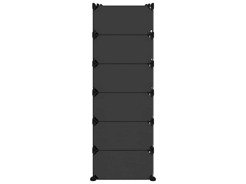  Meuble à chaussures, étagère à chaussures noir 94,5x36,5x106 cm pp  - Conforama D