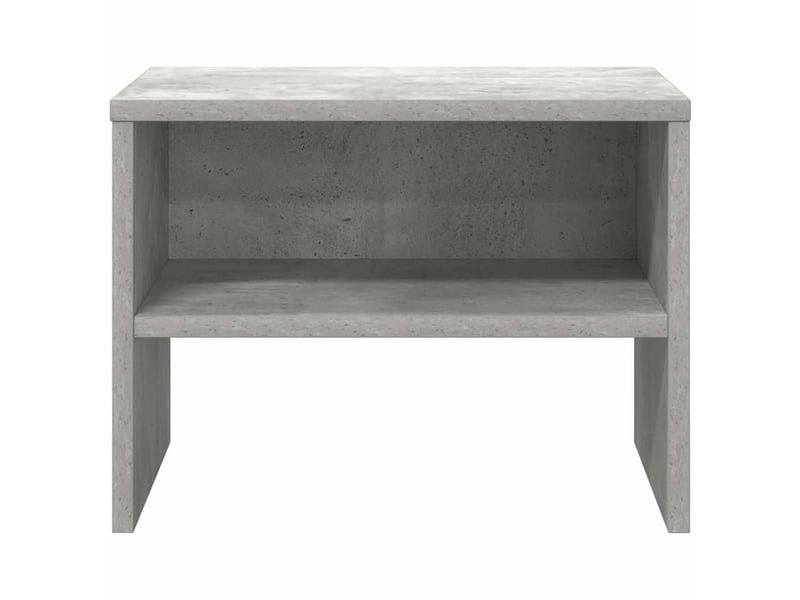  Table de chevet - cabinet de chevet - table de nuit gris béton 40x30x30 cm bois ingénierie  - Conforama D