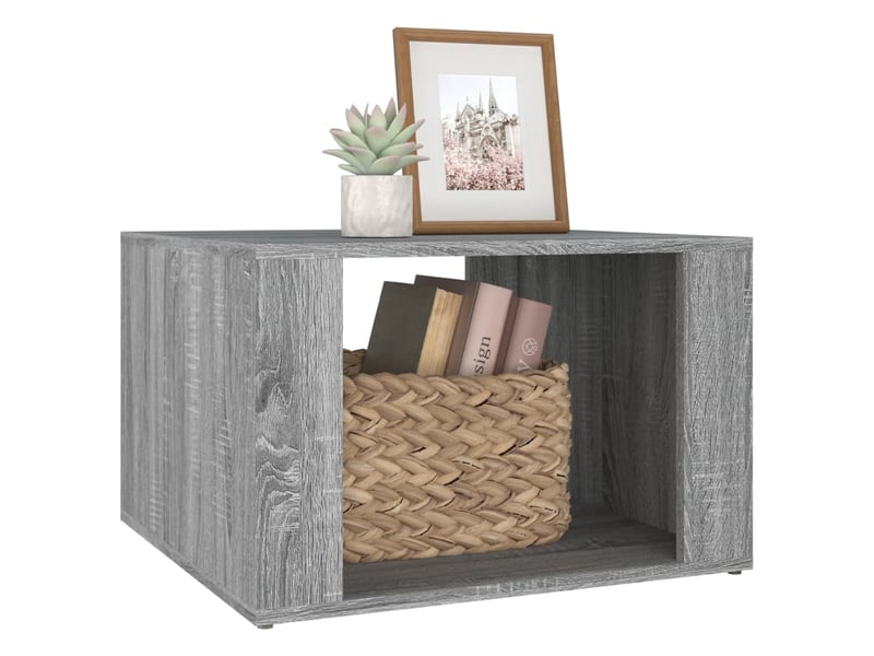  Table de chevet - cabinet de chevet - table de nuit sonoma gris 57x55x36 cm bois d'ingénierie  - Conforama C