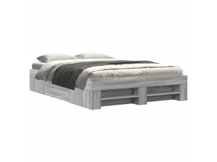 Lit 2 places 120x190cm    coloris gris