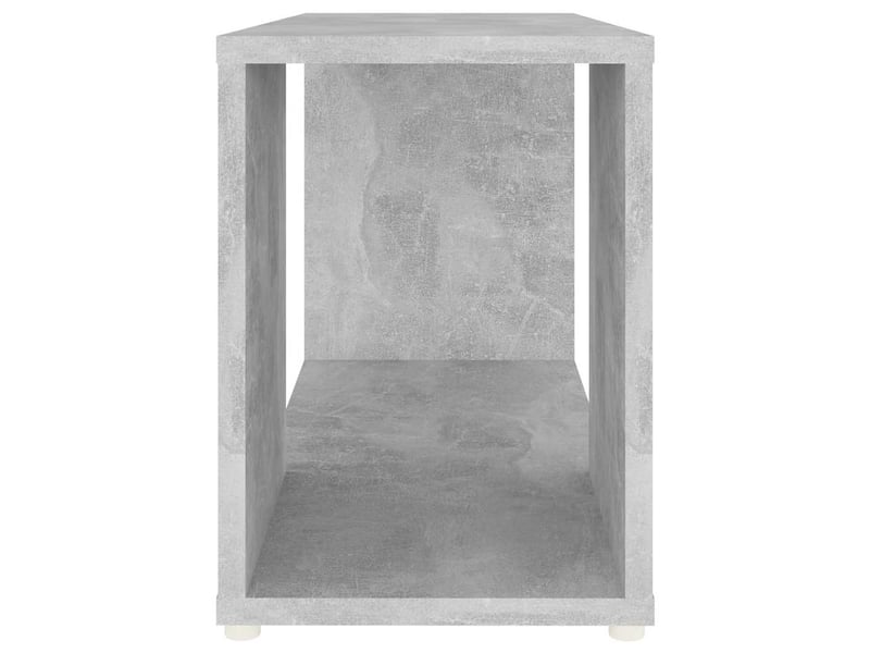  Meuble tv - banc tv - meuble de rangement gris béton 60x24x32 cm bois d'ingénierie  - Conforama E
