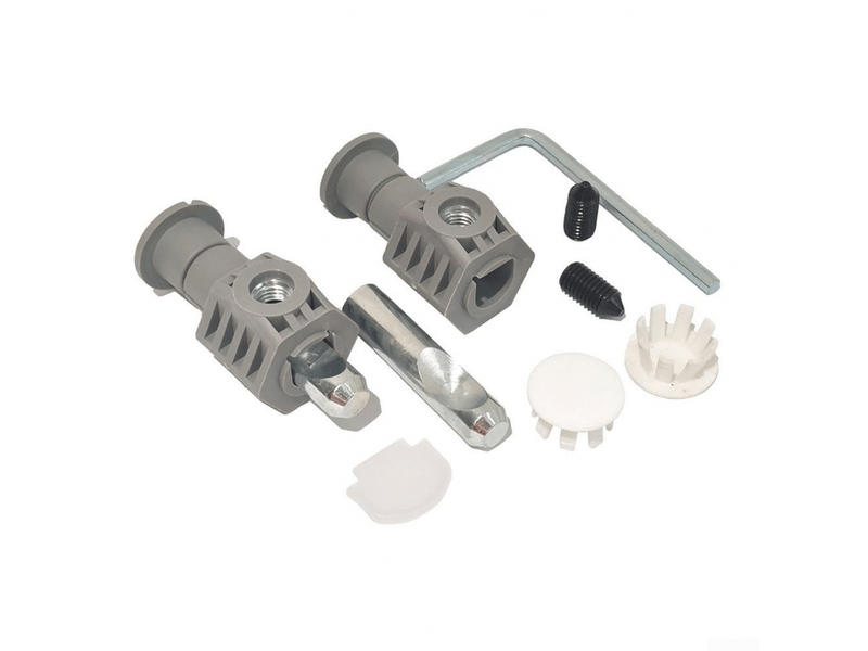  Kit de fixation universel pour wc suspendu, charnière de fixation, pour fixer solidement les wc suspendus (gris)  - Conforama A
