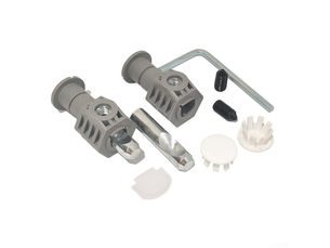 Kit de fixation universel pour wc suspendu, charnière de fixation, pour fixer solidement les wc suspendus (gris)