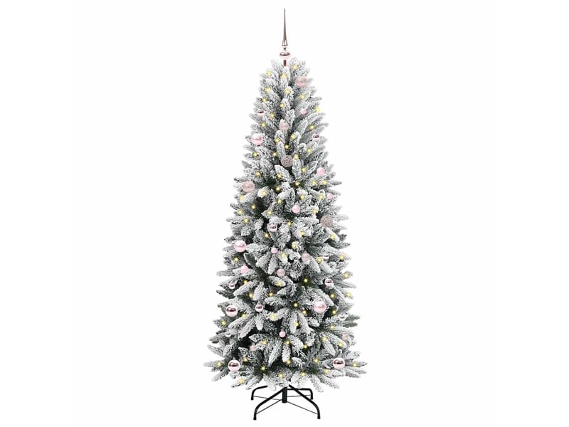 Sapin de noël artificiel, arbre de noël blanc 150 cm shl1719 - Conforama A