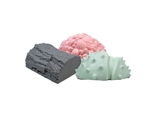 Set de pierres d'équilibre muffik - 3 pièces, pvc, multicolore