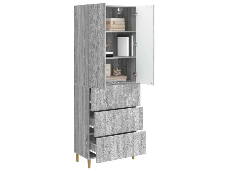  Ensemble de meubles 2 pcs, rangement de salon 66 x 34,5 x 90 cm bois d'ingénierie shl9709  - Conforama C