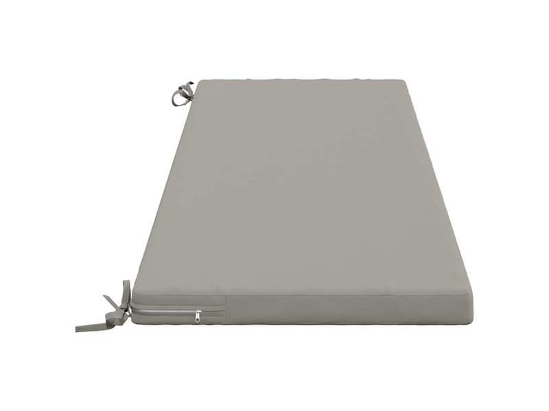  Coussin de banc, coussin d'assise, coussin de canapé soest 100 % polyester gris 140 x 50 x 5 cm cf53274  - Conforama D