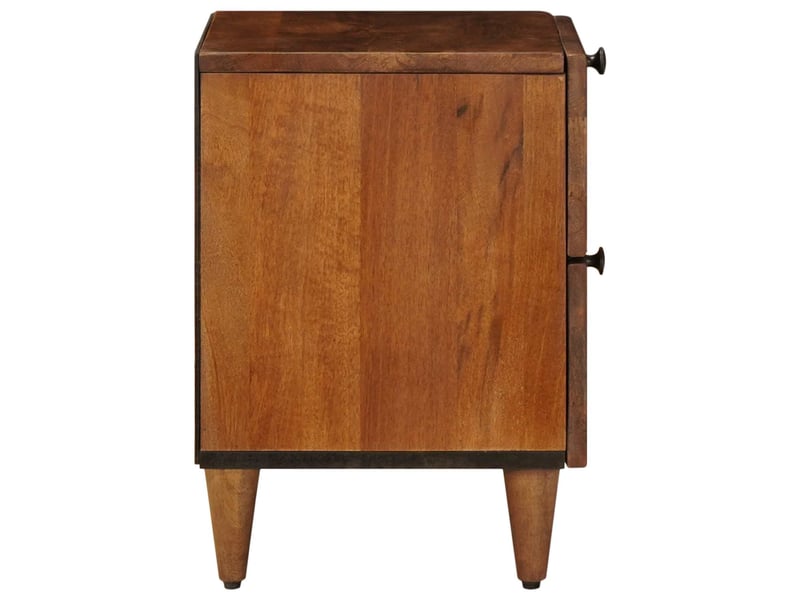  Table de chevet avec tiroir 2 pièces marron 40 x 33 x 46 cm  - Conforama D