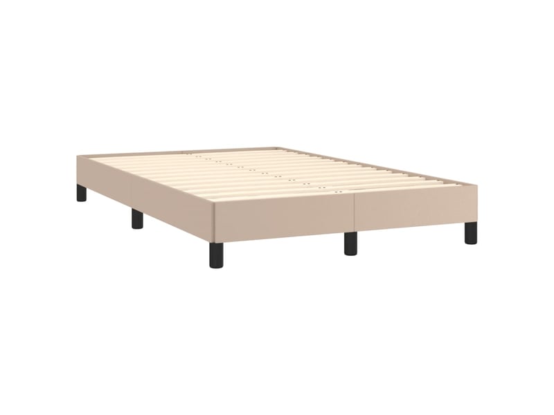  Lit double- lit adulte -  cadre de lit sans matelas cappuccino 120x190 cm similicuir  - Conforama B