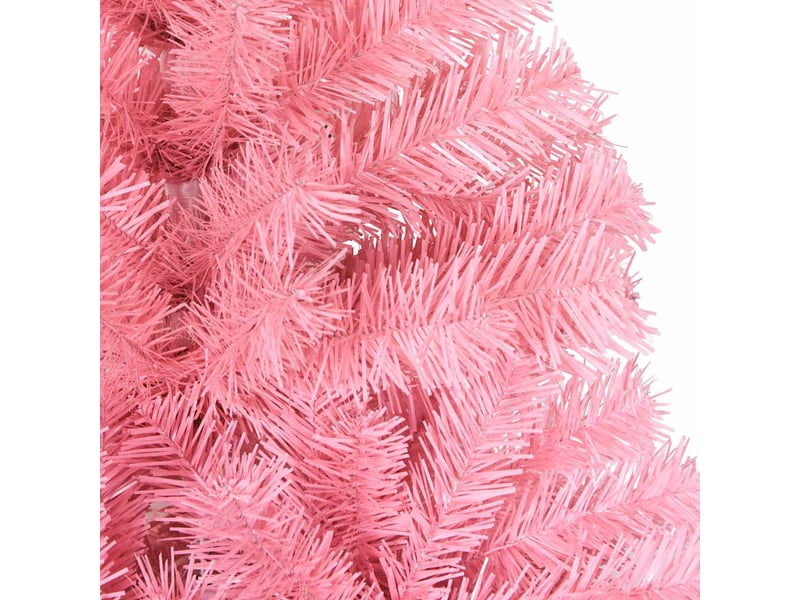  Sapin de noël - arbre de noël artificiel avec support rose 120 cm pvc  - Conforama D