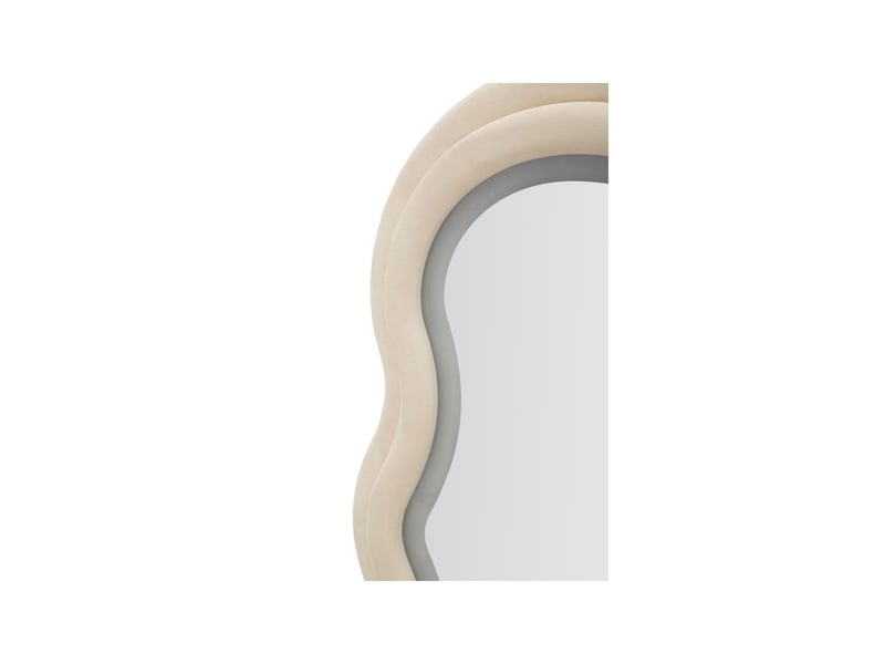  Miroir mural led ondulé velluto 160cm crème  - Conforama E