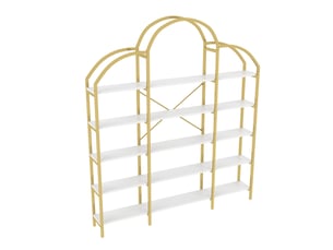 Etagère coloris doré <strong>VIVRYN</strong> <strong></strong>