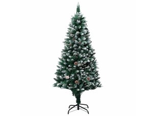 Sapin de noël, arbre de noël artificiel avec led boules pommes de pin 150cm