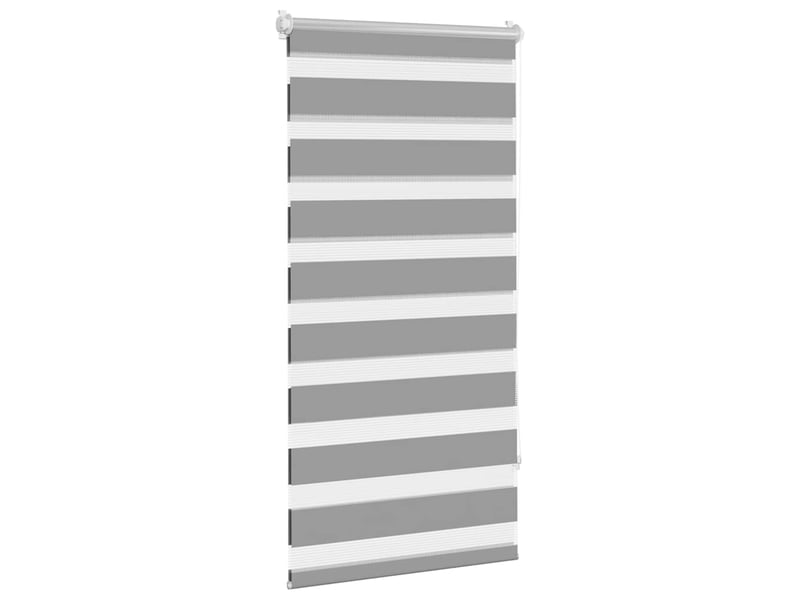  Store vénitien zébré, store de fenêtre 60,9 x 120 cm, largeur du tissu 56,7 cm, gris cf48232  - Conforama C