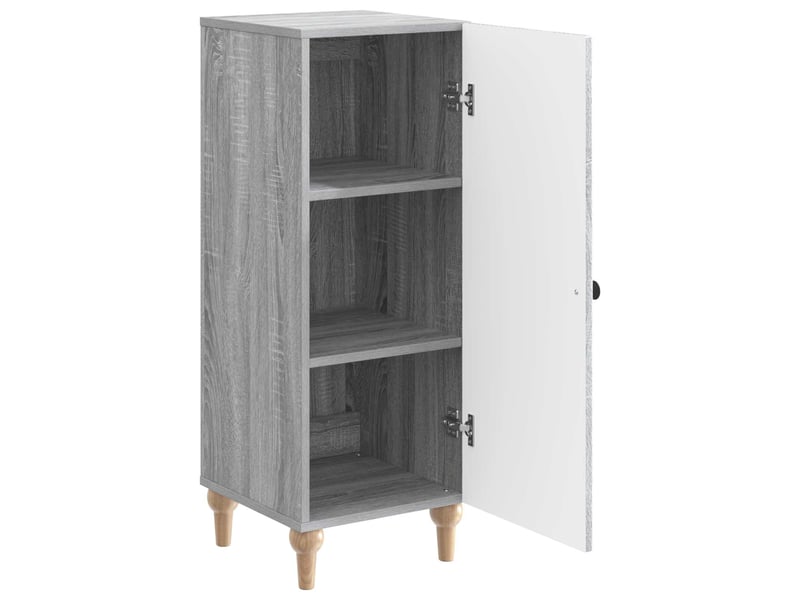  Buffet - bahut - meuble de rangement sonoma gris 33 x 34,5 x 90 cm bois d'ingénierie  - Conforama E
