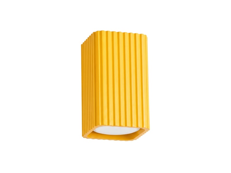  Plafonnier rayo 10 jaune aluminium moderne 10x6x6cm SL.3261 - Conforama A