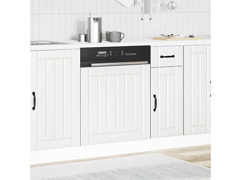  Panneau de lave-vaisselle blanc bois d'ingénierie shl4705  - Conforama C