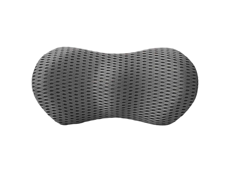  Coussin dorsal, coussin lombaire gris mousse à mémoire de forme 47,5 x 23 x 12 cm cf56446  - Conforama D