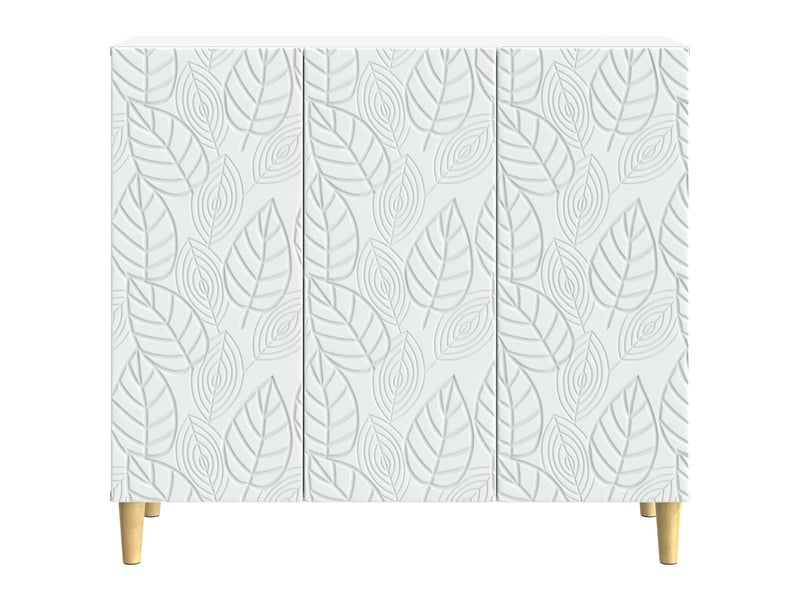  Buffet - bahut - meuble de rangement blanc 89 x 34,5 x 80 cm bois d'ingénierie  - Conforama E