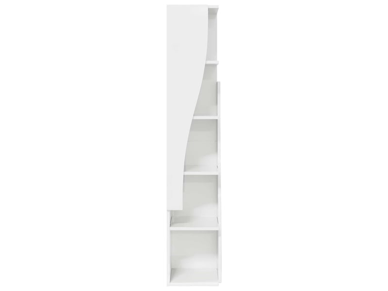  Meuble d'angle, meuble de rangement salon 27,5x27x140cm bois d'ingénierie  - Conforama E