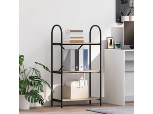 Étagère 3 niveaux, étagère de rangement 60 x 30 x 109 cm bois d'ingénierie shl9833