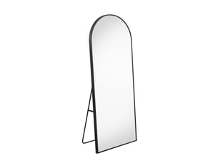 Miroir à fixer coloris noir <strong></strong> <strong></strong> - 177 cm x 77 cm
