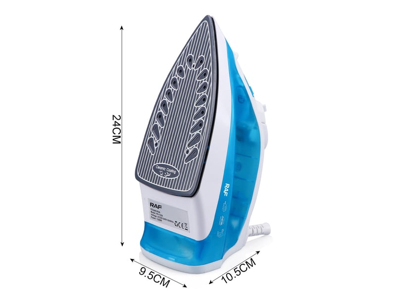  Fer à repasser vapeur sans fil, 1200 watts, semelle en céramique, avec fonction de pulvérisation d'eau et réservoir d'eau autonettoyant.  - Conforama B