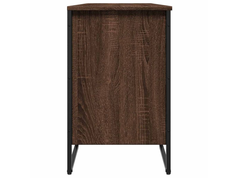  Meuble à chaussure | armoire à chaussures chêne marron 90x38x61,5 cm bois ingénierie  - Conforama E